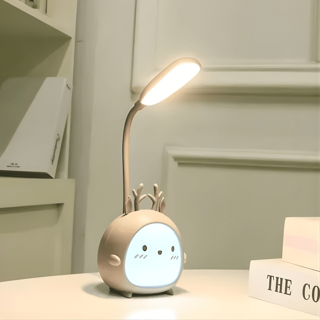 Lampada da lettura LED morbida con collo flessibile e porta USB