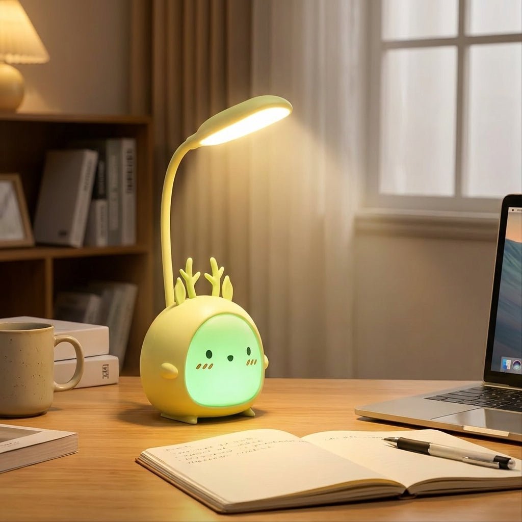Lampada da lettura LED morbida con collo flessibile e porta USB