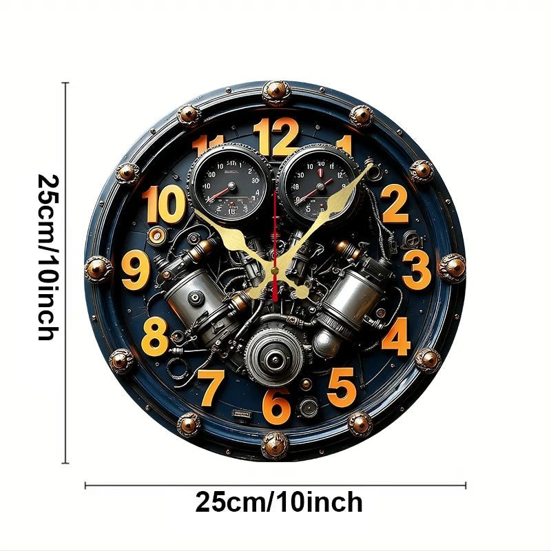 SCANDI QUIETRA – Orologio da Parete in Legno Silenzioso per Decorazioni per Casa e Ufficio