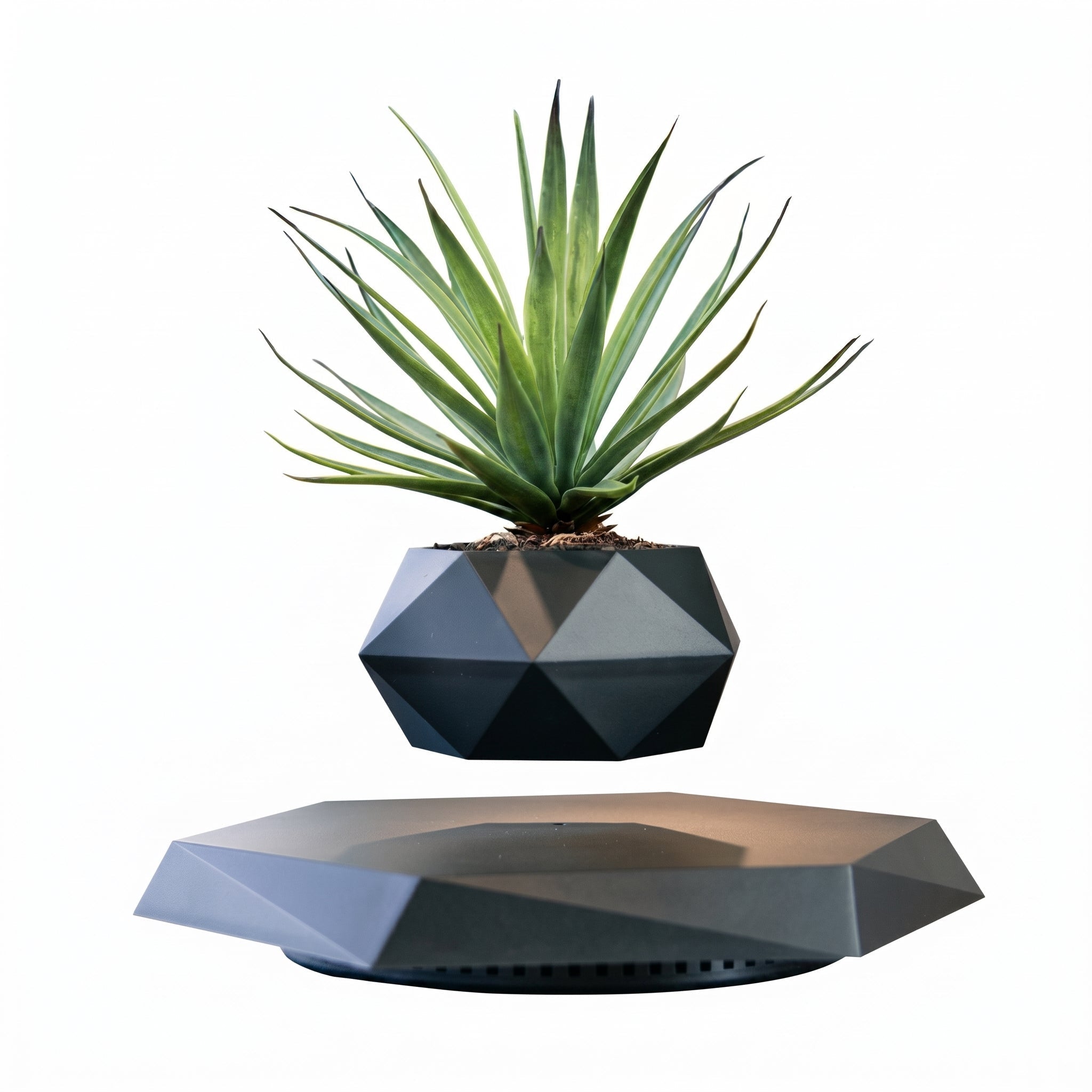 Vaso Fluttuante Magnetico con Base Decorativa