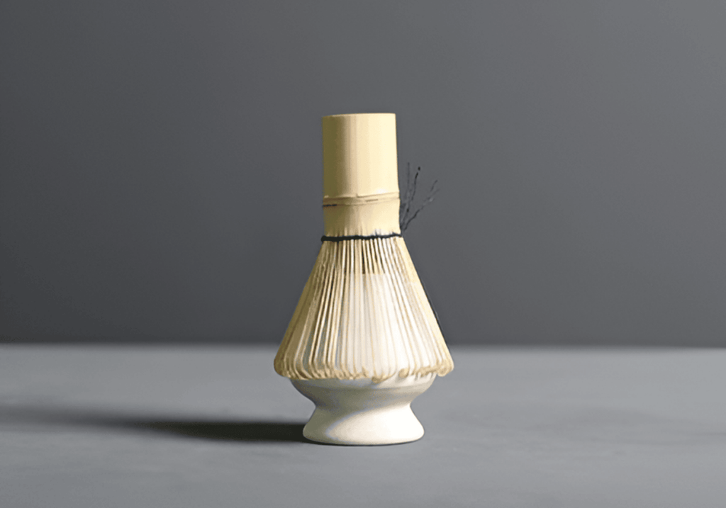 Gure | Set di Matcha Giapponese in Bambù Naturale e Ceramica con Chasen, Chashaku e Ciotola per Matcha