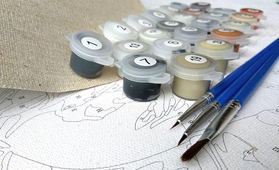 Nave in Mare - Set di Pittura per Numeri Van-Go