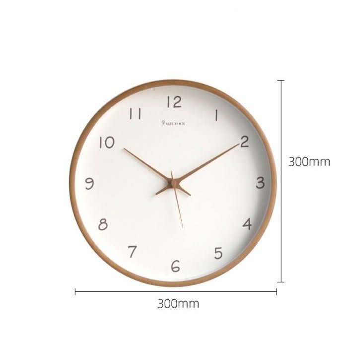 Orologio da parete in legno massello Stille Solid Tre