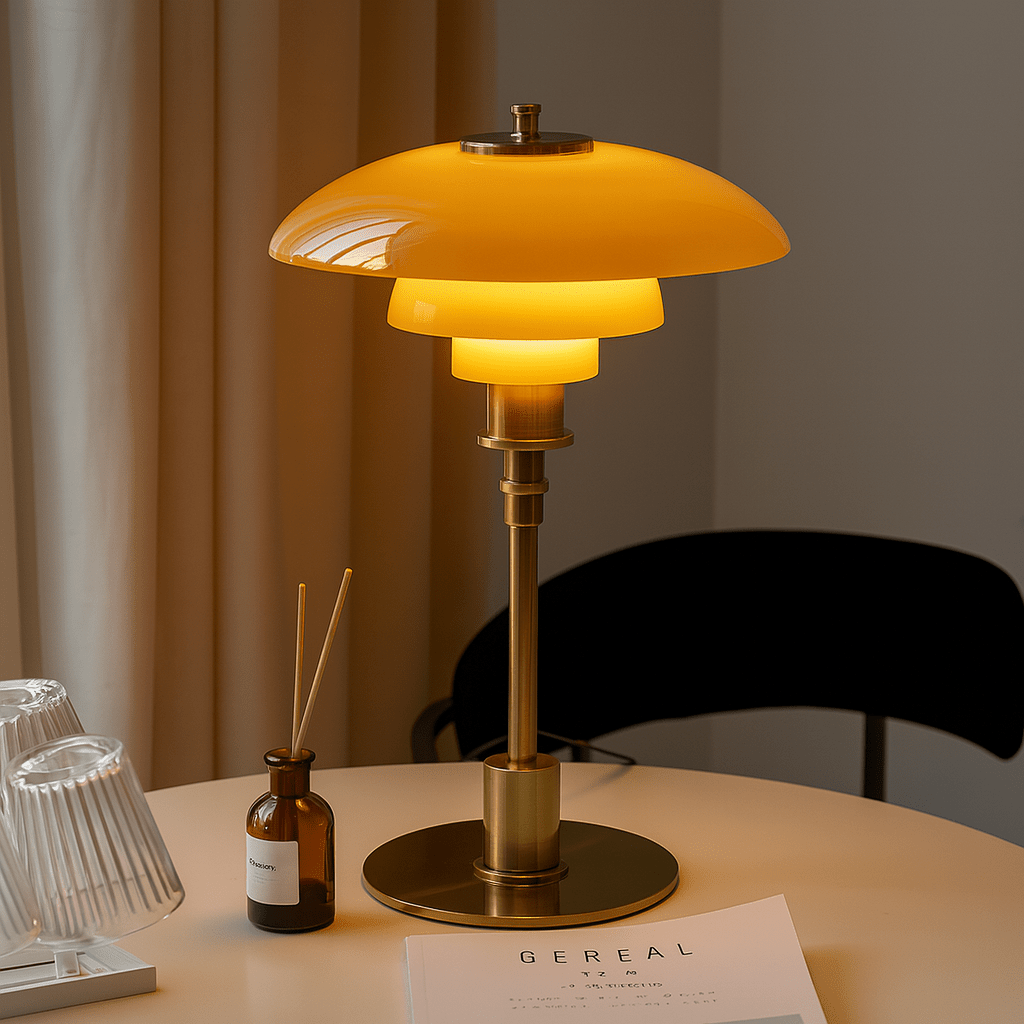 Lampada da Tavolo LED Design Scandinavo Oggetto di Luce Moderno