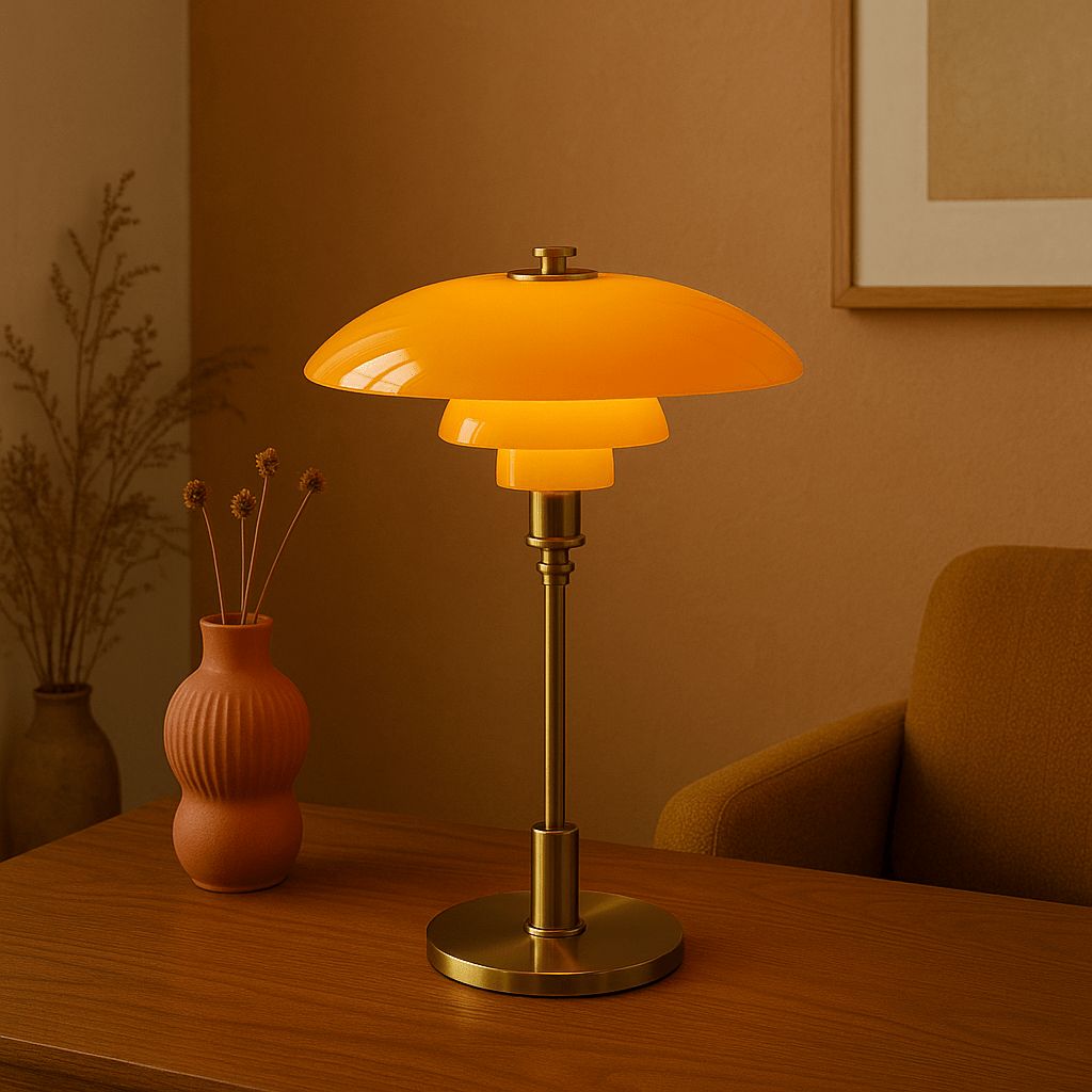 Lampada da Tavolo LED Design Scandinavo Oggetto di Luce Moderno
