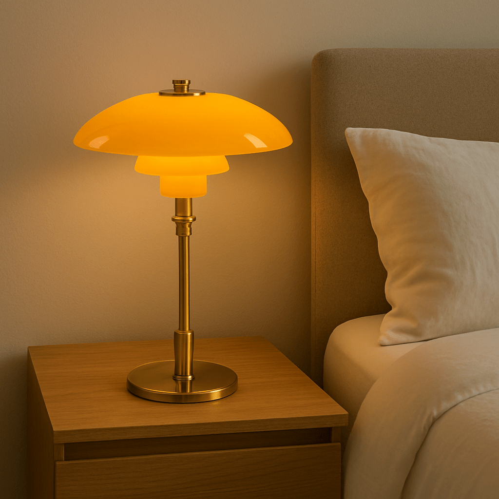 Lampada da Tavolo LED Design Scandinavo Oggetto di Luce Moderno