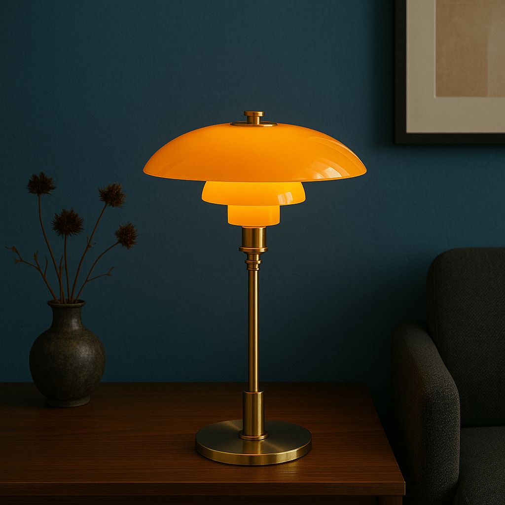 Lampada da Tavolo LED Design Scandinavo Oggetto di Luce Moderno