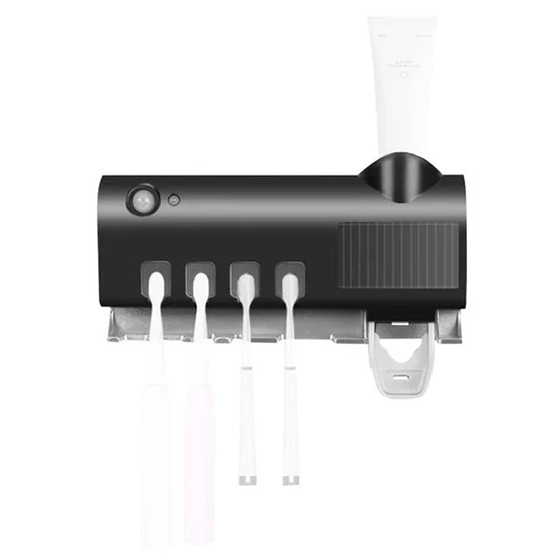 Smart Sterilizzatore UV per Spazzolini da Denti, Distributore di Dentifricio da Parete