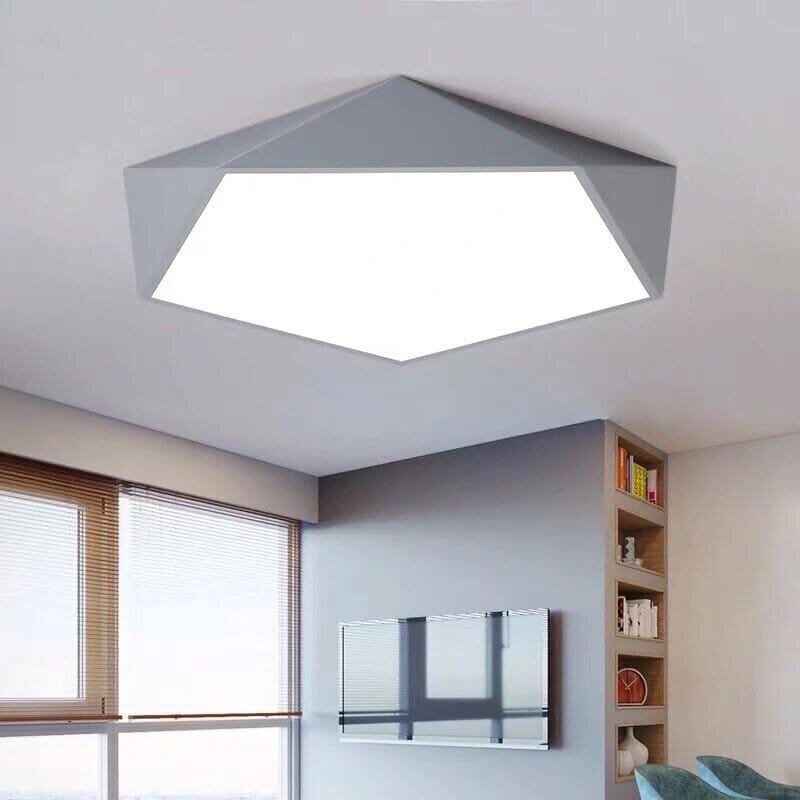 Veluna | Lampada da soffitto LED geometrica con profilo sottile per illuminazione interna moderna