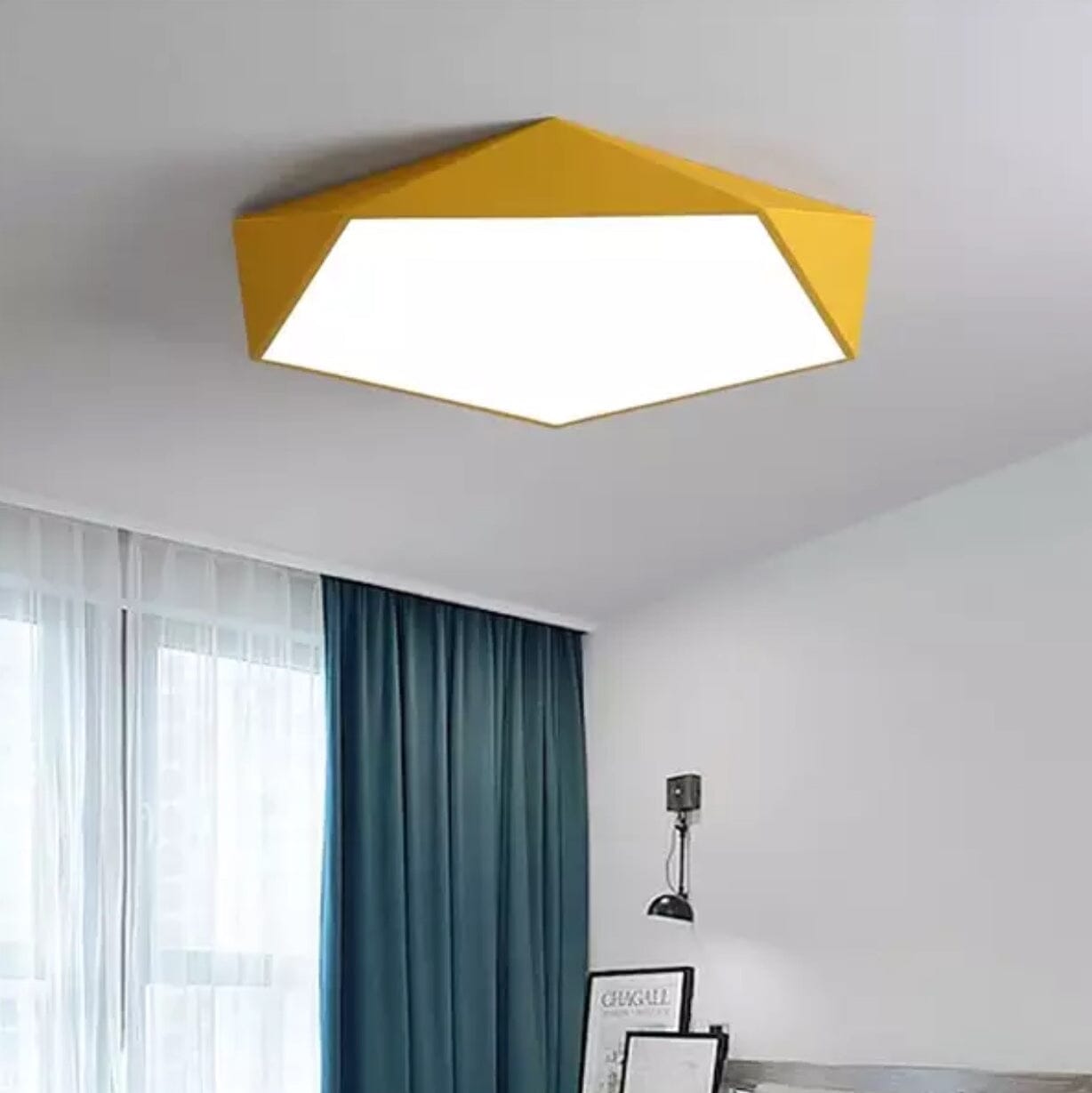 Veluna | Lampada da soffitto LED geometrica con profilo sottile per illuminazione interna moderna