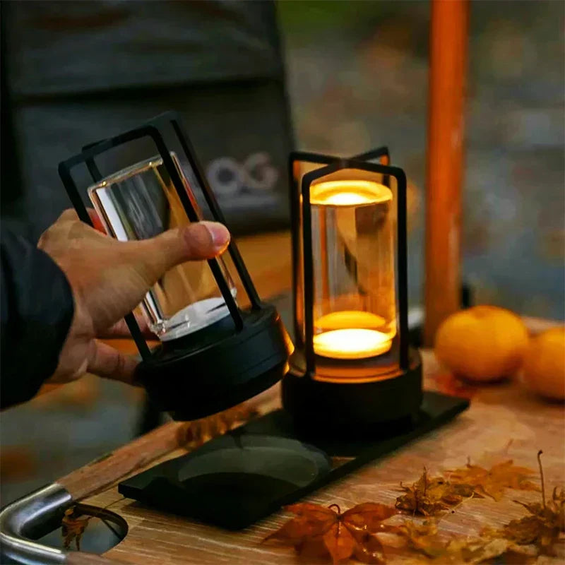 Lampada da Tavolo LED Nordic in Metallo Senza Fili con Dimming Touch