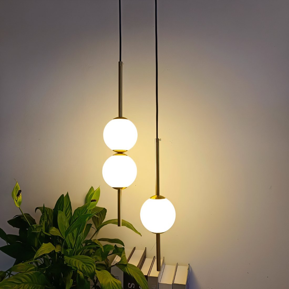 Modern Nordic Pendant Light for Home - LED, Glass & Metal