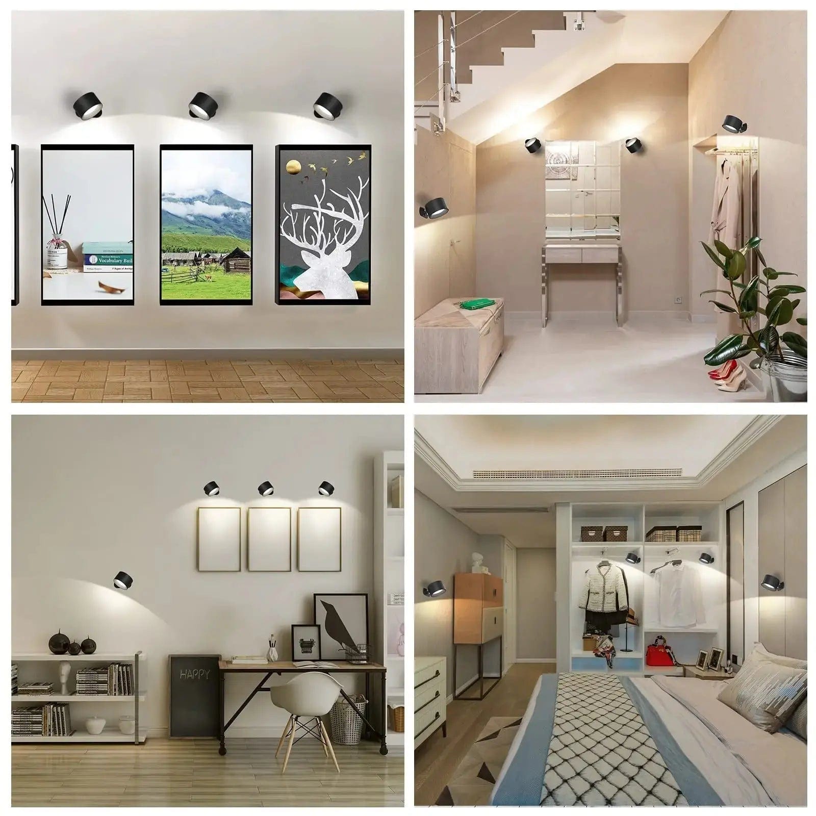 Wireless Rechargeable Adjustable Wall Light for Modern Interiors