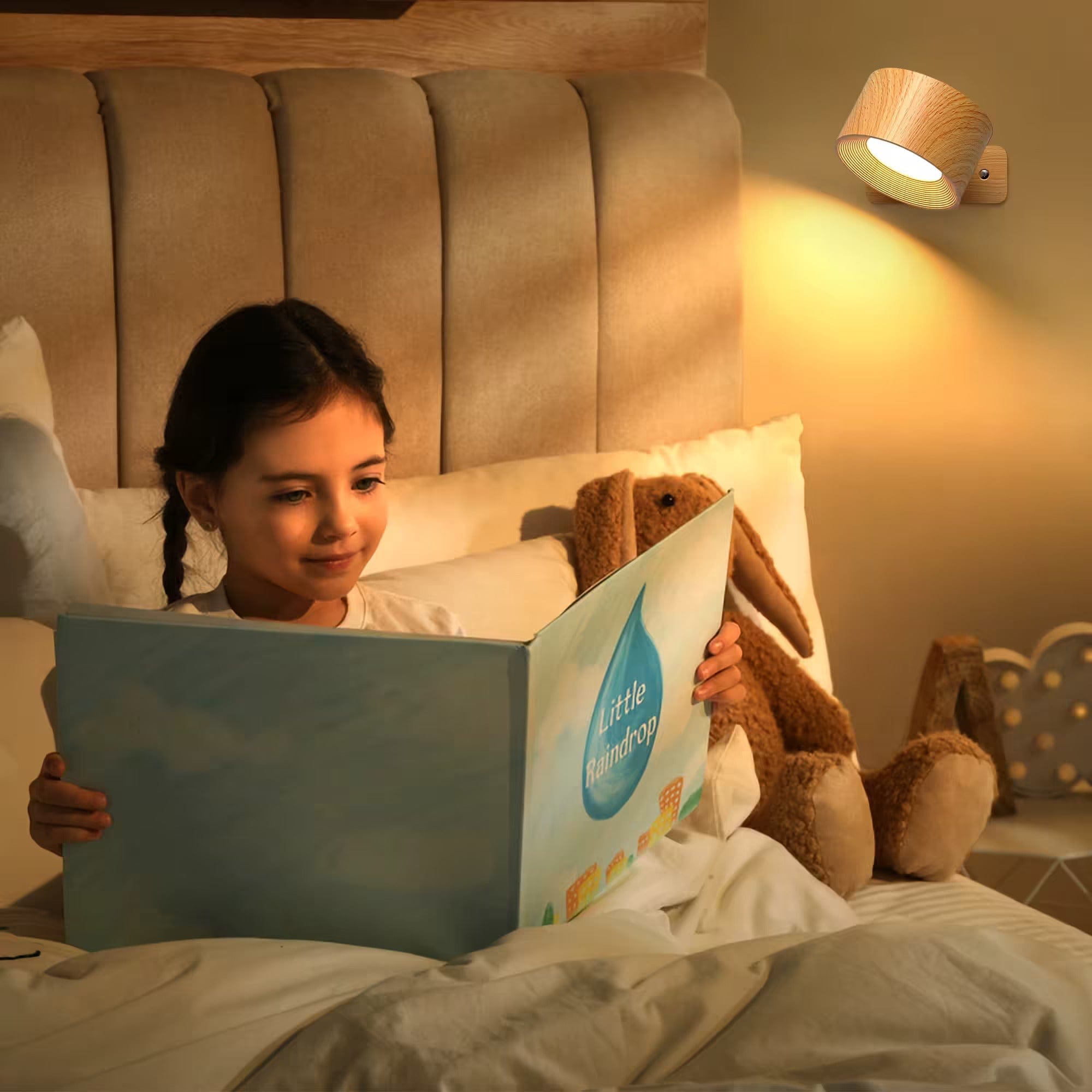 Luce da Parete Wireless Ricaricabile Regolabile per Interni Moderni