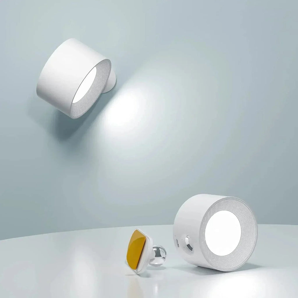 Luce da Parete Wireless Ricaricabile Regolabile per Interni Moderni