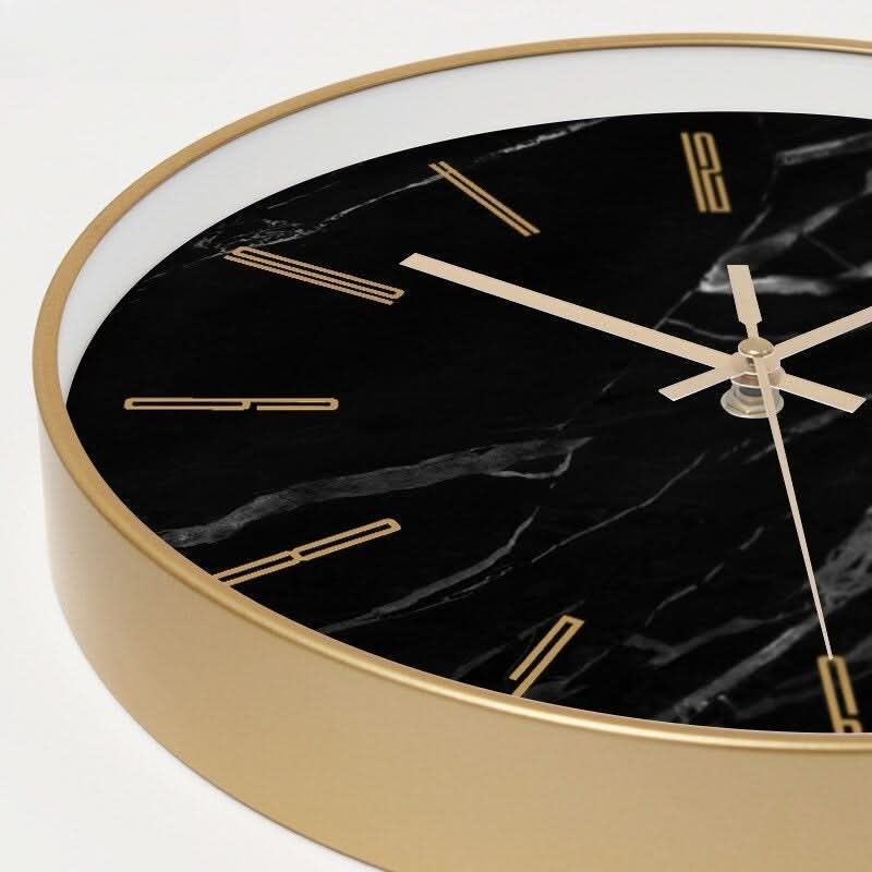 Orologio da Parete in Marmo di Lusso con Meccanismo Silenzioso