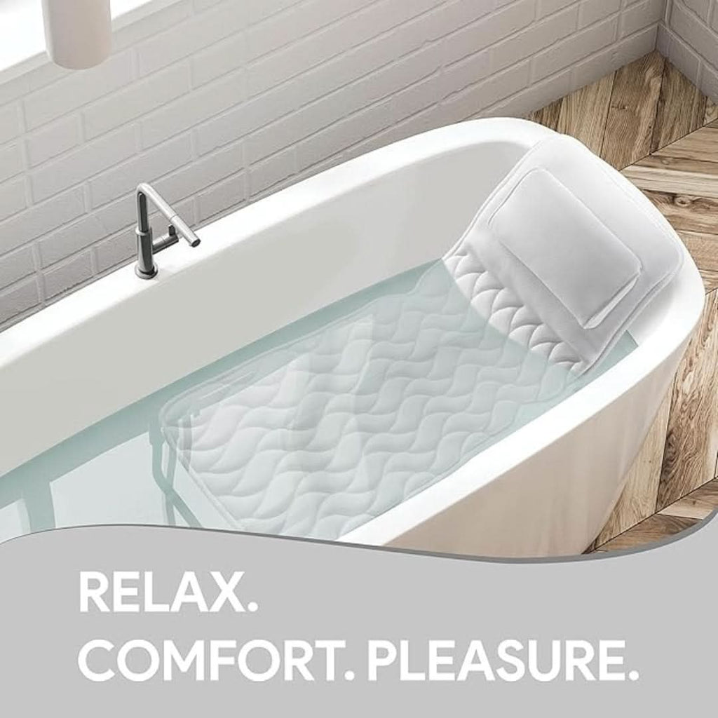 SOAKLUX – Cuscino per vasca da bagno a corpo intero per un comfort da spa