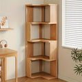 Solid Wood Corner Cabinet - Space-Saving Display & Storage