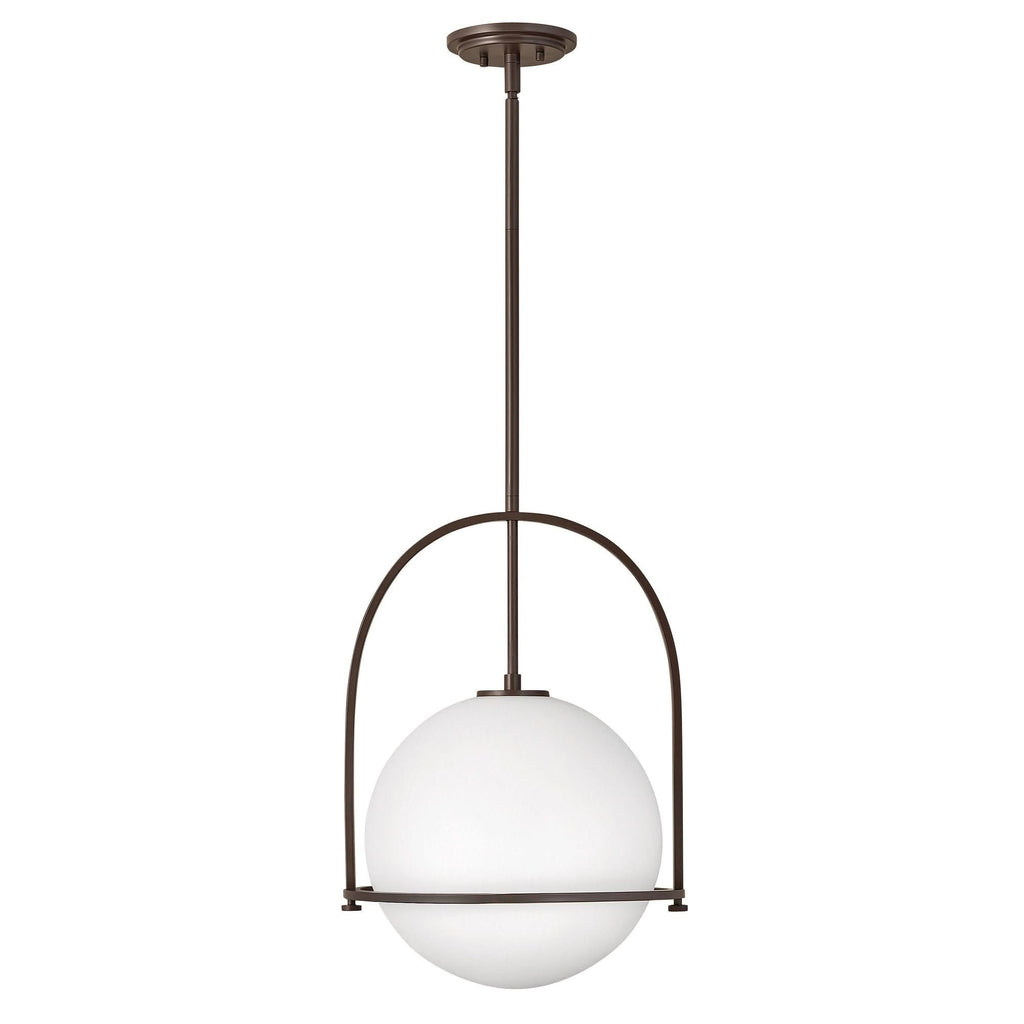 Lampada a Sospensione in Vetro Opalino Inciso – Montaggio E26
