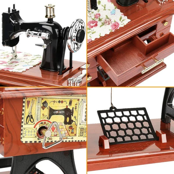 SewTune™ – Giocattolo musicale vintage a forma di macchina da cucire con melodia | 50% DI SCONTO
