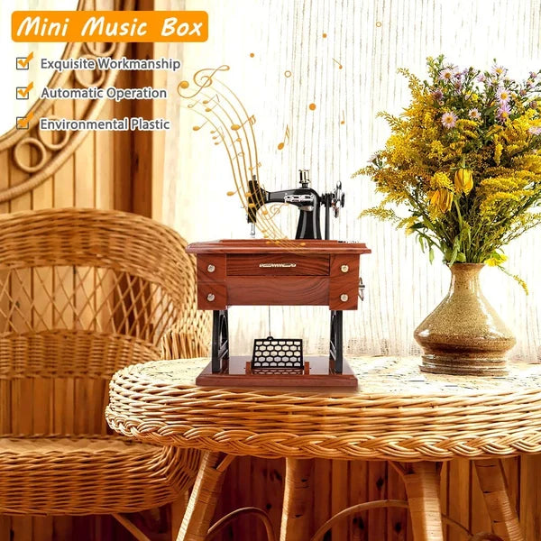 SewTune™ – Giocattolo musicale vintage a forma di macchina da cucire con melodia | 50% DI SCONTO