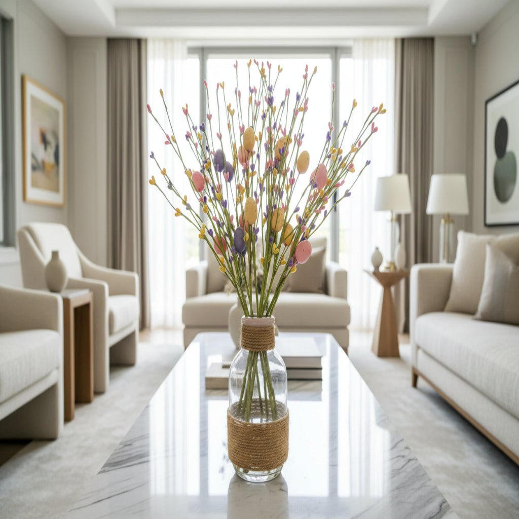 SPRINGOVA – Steli di Uova di Pasqua Vibranti per Decorazioni Primaverili