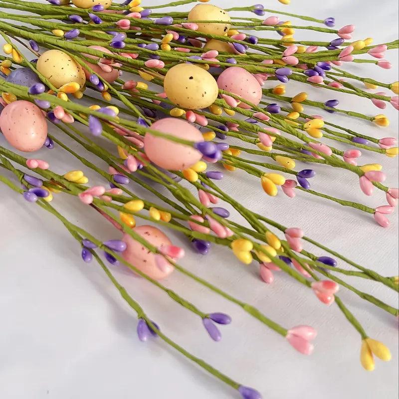 SPRINGOVA – Steli di Uova di Pasqua Vibranti per Decorazioni Primaverili