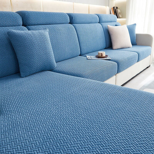 Sectional Sofa Cover with Stretchable Fabric