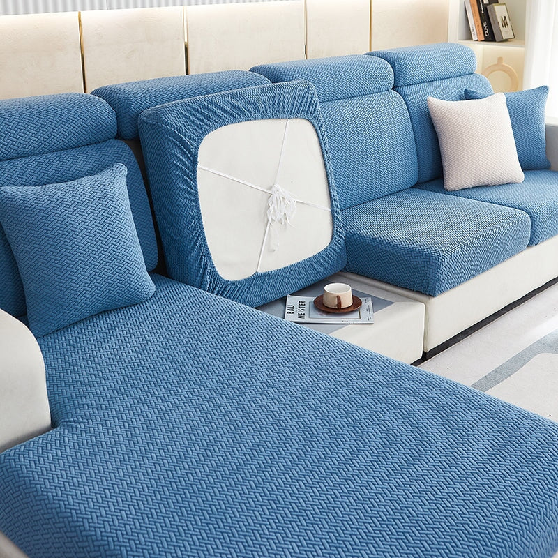 Sectional Sofa Cover with Stretchable Fabric