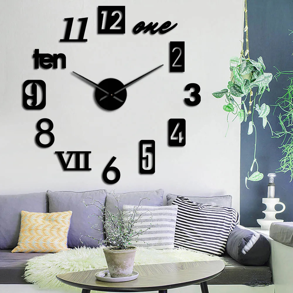 Orologio da Parete Decorativo Moderno di Grandi Dimensioni
