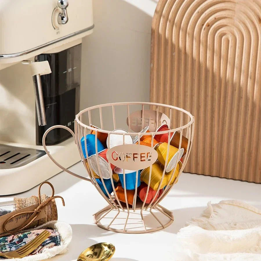 SWEETNOOK – Mensola per la casa elegante per capsule di caffè e dolcetti