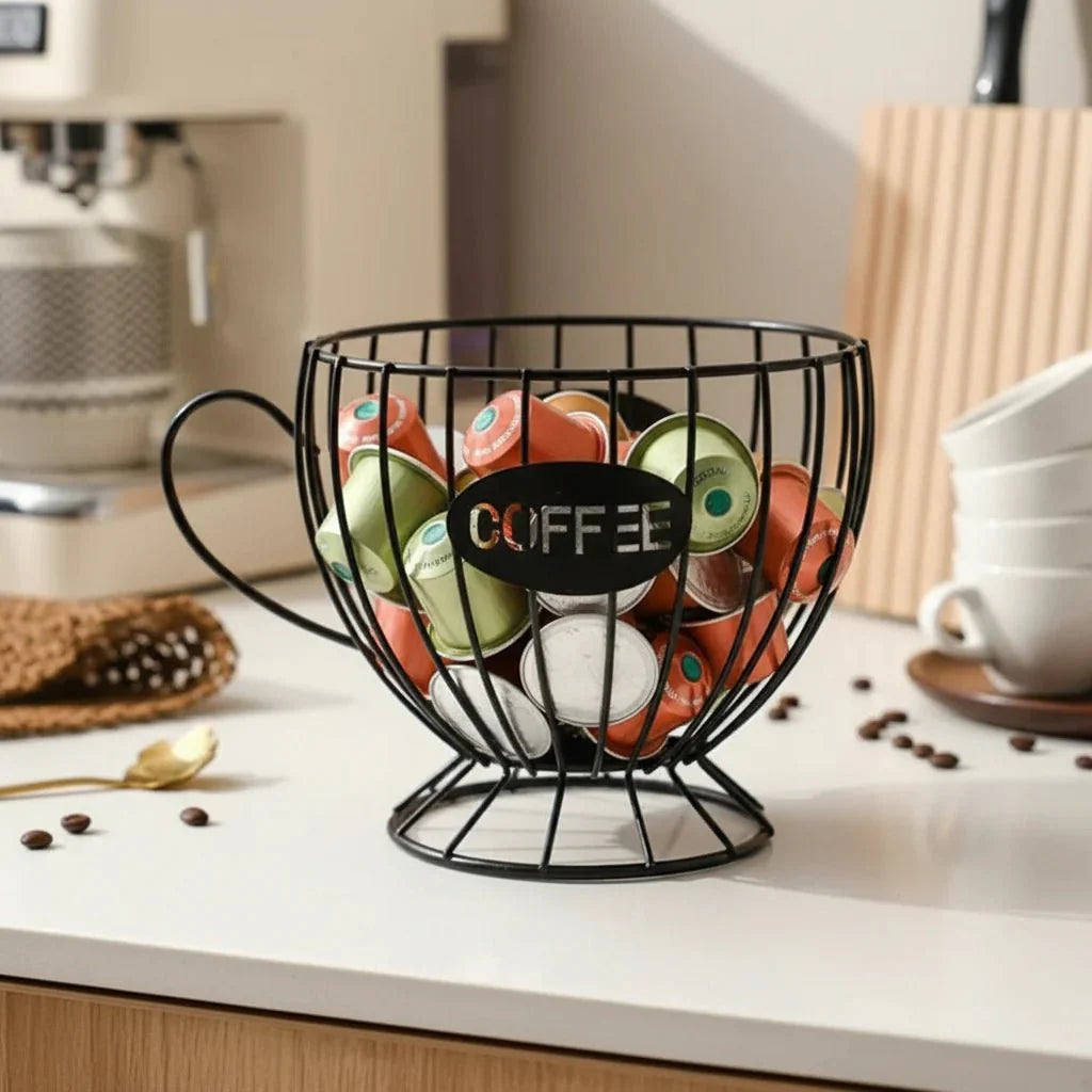 SWEETNOOK – Mensola per la casa elegante per capsule di caffè e dolcetti