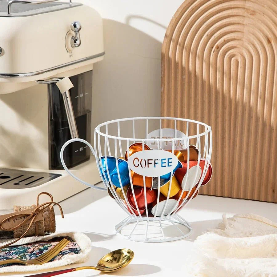 SWEETNOOK – Mensola per la casa elegante per capsule di caffè e dolcetti