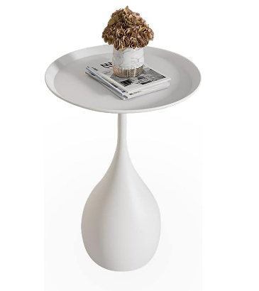 Tavolo rotondo in metallo con base - Tavolino in stile medievale moderno