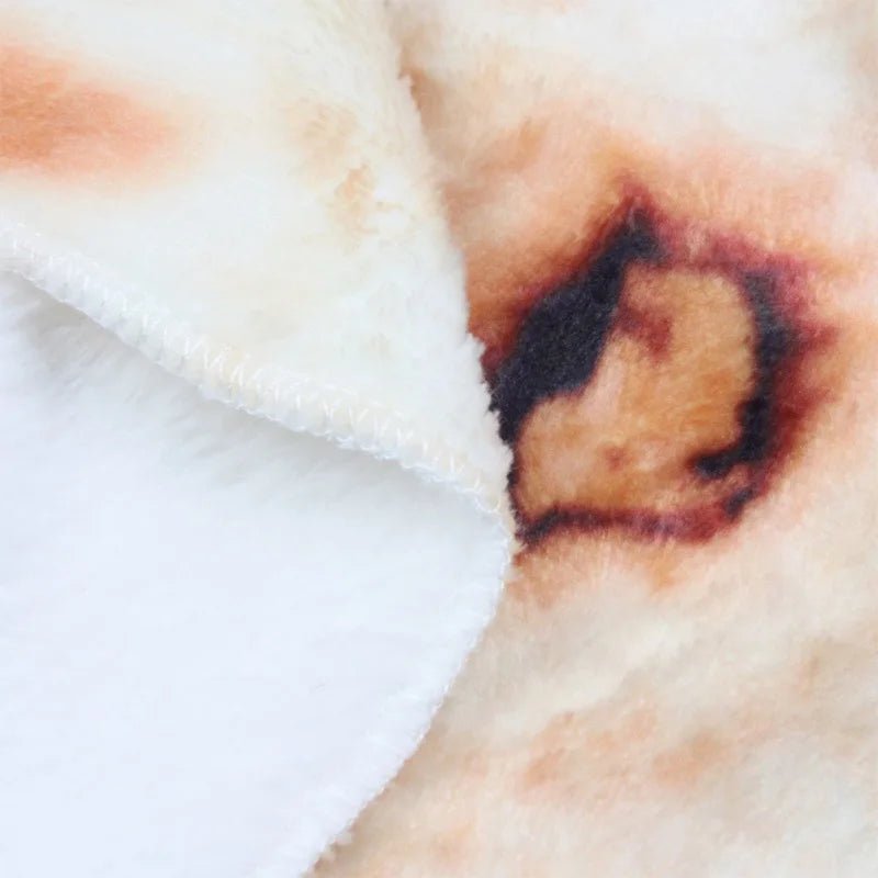 TACOZY – Coperta in Flanella a Tema Taco con Divertente Design Tortilla