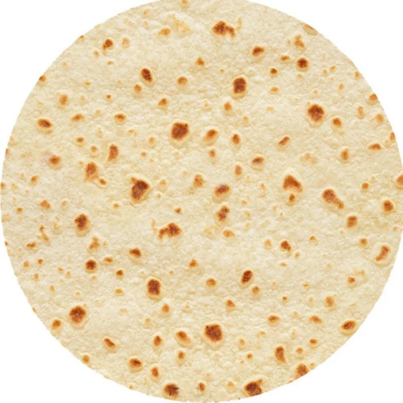 TACOZY – Coperta in Flanella a Tema Taco con Divertente Design Tortilla