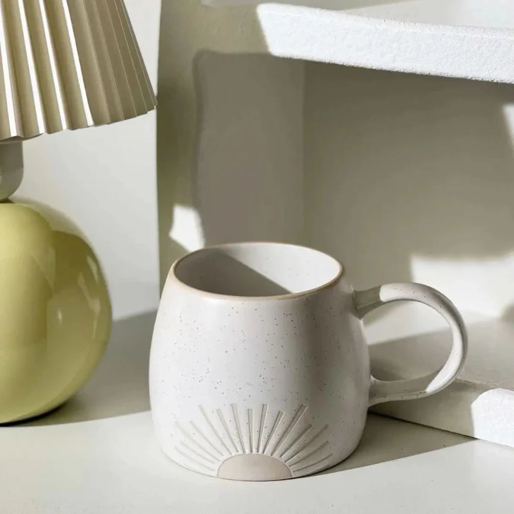 Nilo | Grande tazza in ceramica da 450 ml con finitura opaca per caffè, tè e uso quotidiano in cucina