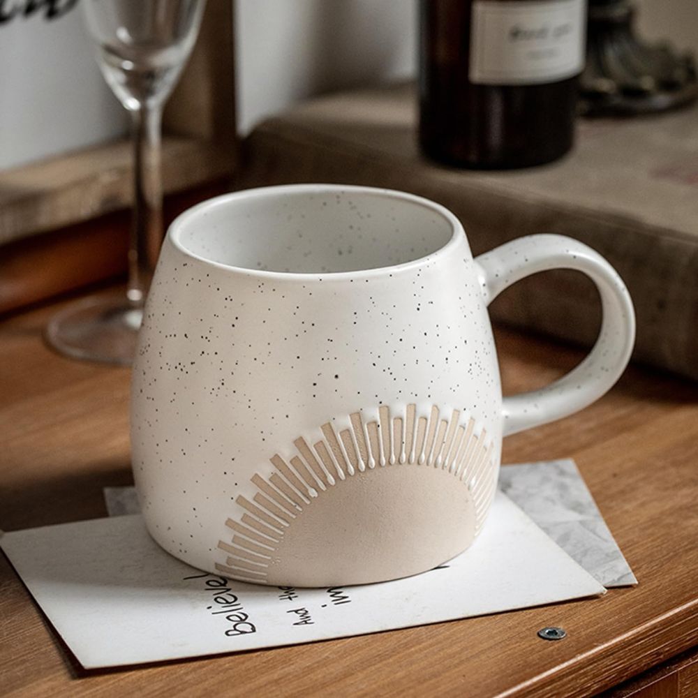 Nilo | Grande tazza in ceramica da 450 ml con finitura opaca per caffè, tè e uso quotidiano in cucina
