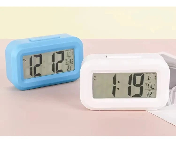 TEMPDATE MINI – Orologio Digitale LED Multifunzionale con Funzione Snooze