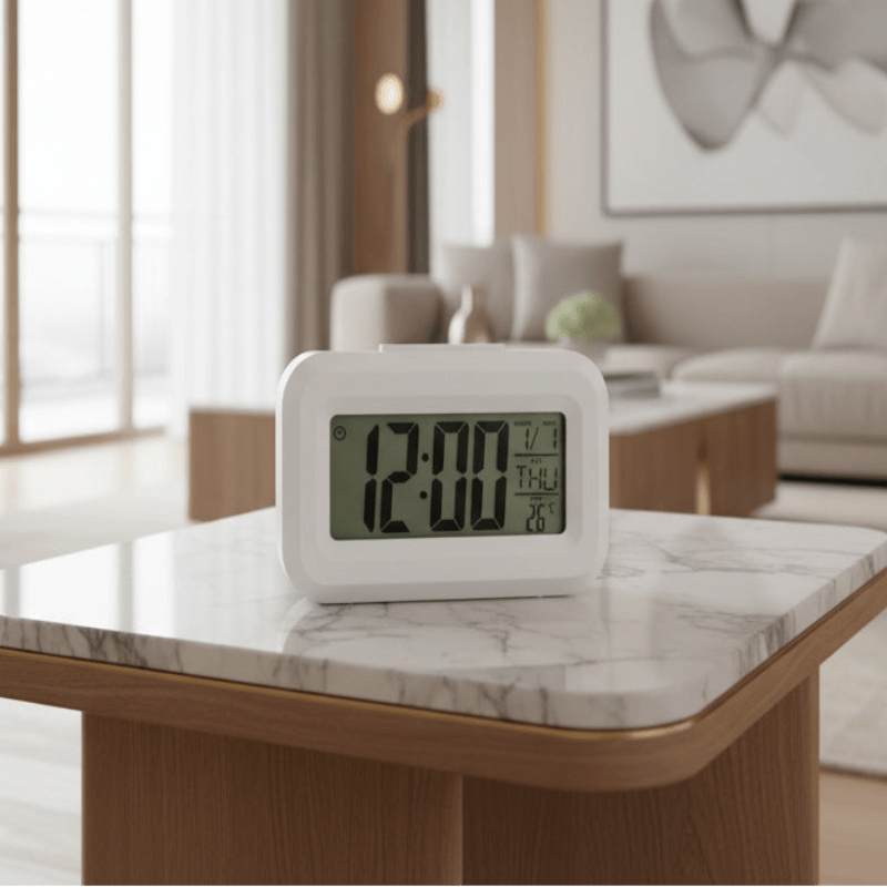 TEMPDATE MINI – Orologio Digitale LED Multifunzionale con Funzione Snooze