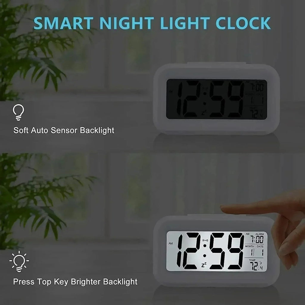 TEMPDATE MINI – Orologio Digitale LED Multifunzionale con Funzione Snooze