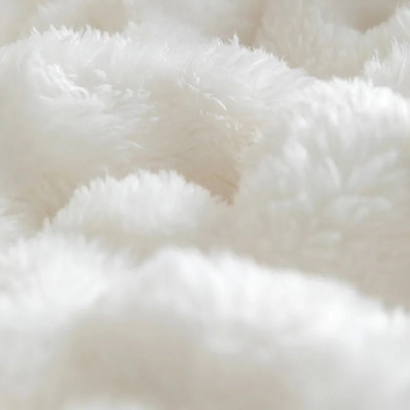 TEXTURIA BUBBLETEX – Morbida Coperta in Pile 3D Bubble per Comfort in Tutte le Stagioni