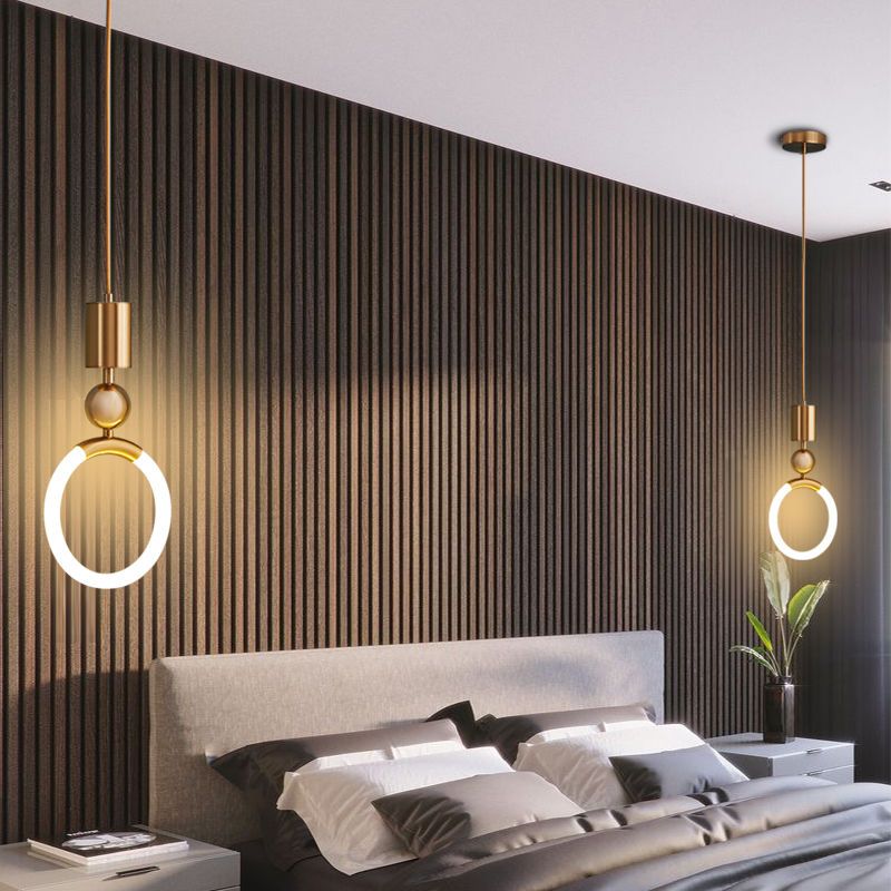 Lampada a Sospensione Nordica Design Minimalista e Forma Elegante