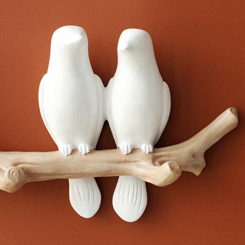 Decorazione accogliente con motivo di uccelli