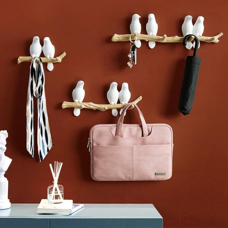 Decorazione accogliente con motivo di uccelli