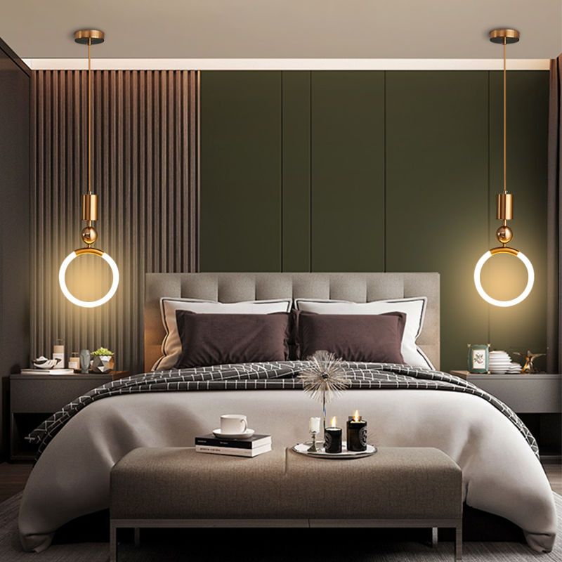 Lampada a Sospensione Nordica Design Minimalista e Forma Elegante