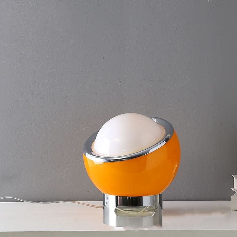Lampada da Tavolo in Vetro Opalino Bauhaus