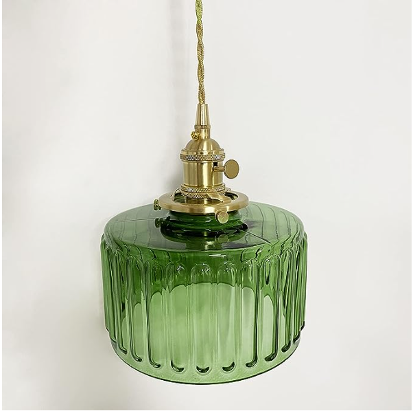 Skanto | Lampadario Vintage in Cristallo - Celeste