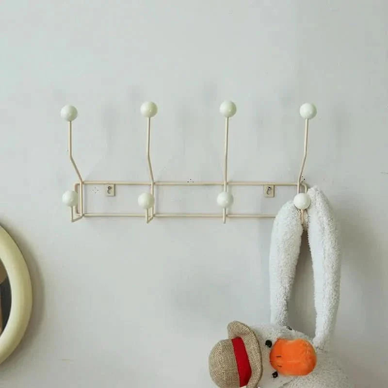 Ganci da Parete in Metallo Colorato in Stile Vintage per Abiti e Cappelli