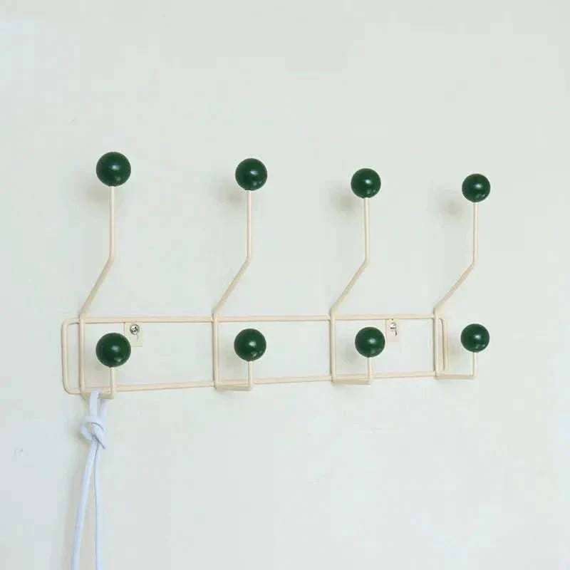 Ganci da Parete in Metallo Colorato in Stile Vintage per Abiti e Cappelli
